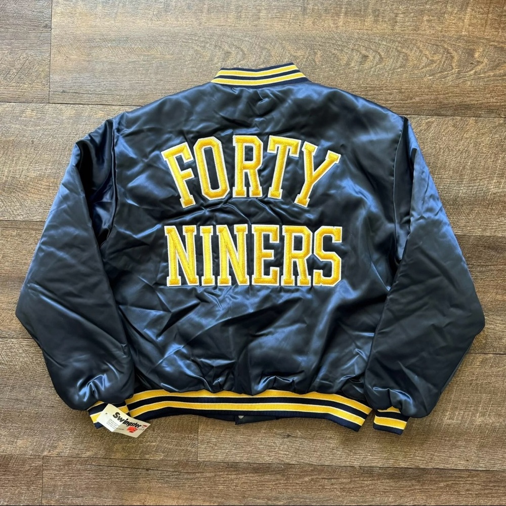 Vintage Deadstock 1980's Swingster San Francisco 49'ers Satin Jacket